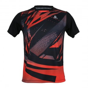 Apacs Dry-Fast T-Shirt (RN10115) - Black/Red 